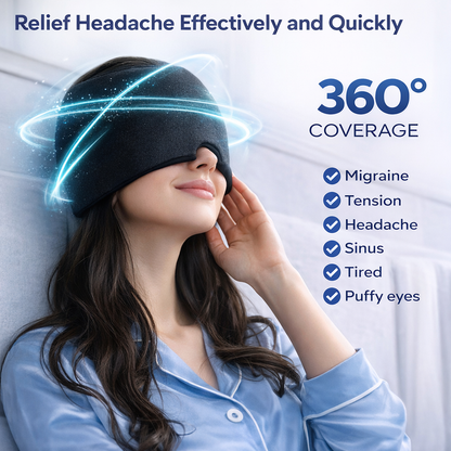 Migraine Relief Cap – Hot & Cold Therapy Headache Relief Hat